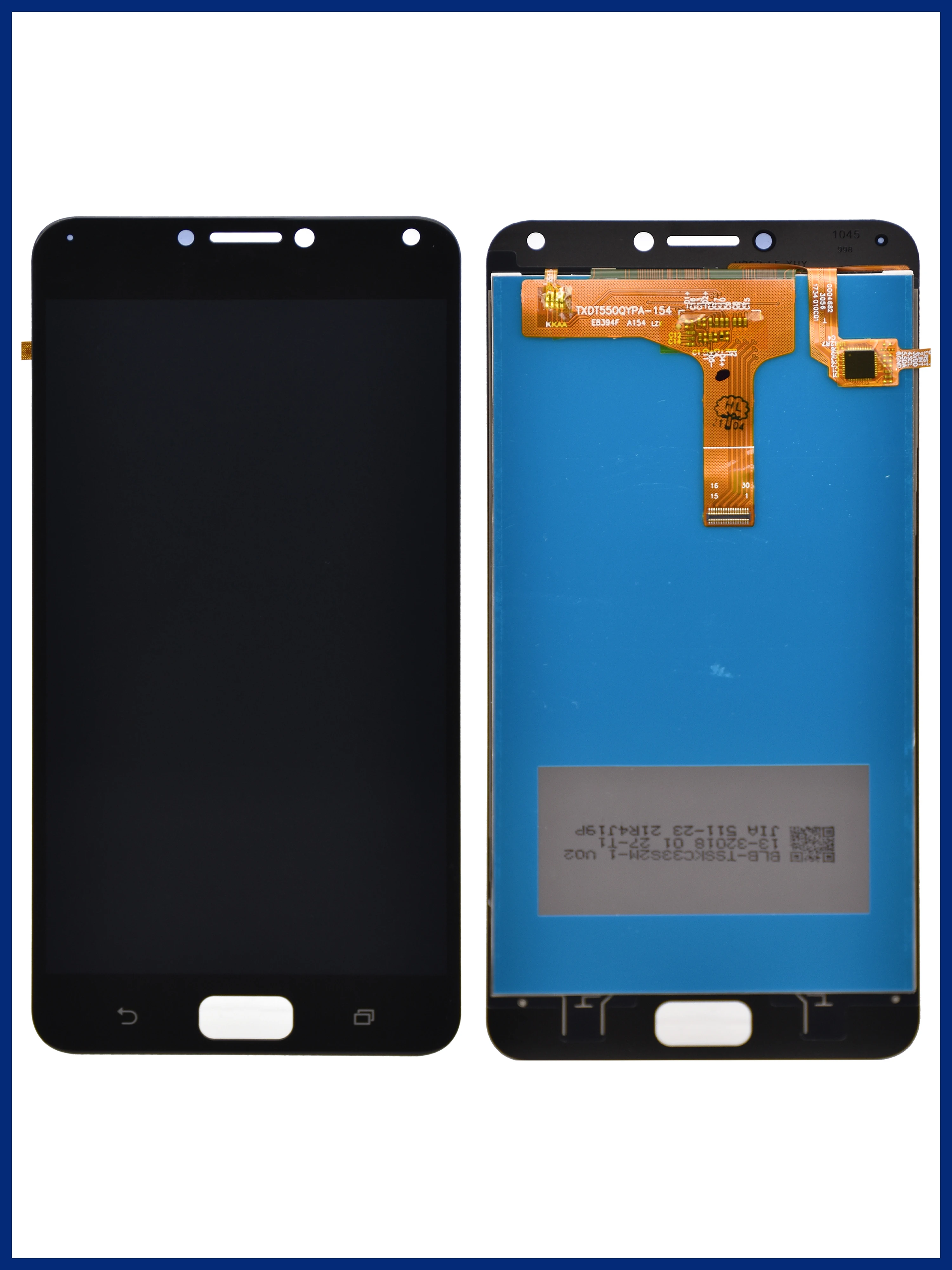 Pantalla t&aacute;ctil LCD Original de 5,5 "para Asus Zenfone 4 Max ZC554KL, montaje de digitalizador, repuesto para ZenFone4 Max ZC554KL X001D + marco-1