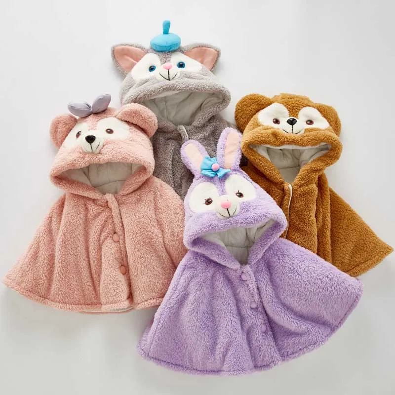 Осенне-зимняя детская накидка HS Детская короткая плюшевая плотная ветрозащитная