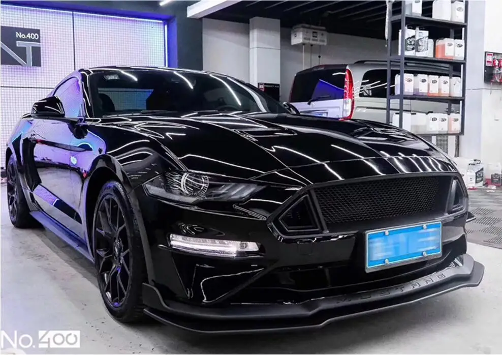 Автомобильный ABS черный специальный заменяющий передний бампер спойлер