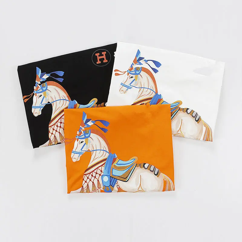 

Women Summer 100% Cotton Tshirt Letter Print T-shirt Ladies Casual Streetwear Fashion Tees Lovers Loose O-Neck Short Sleeve Tops