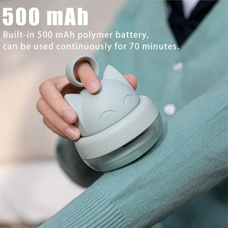 

Портативный Электрический мини-триммер для удаления катышков, удобный USB-триммер в форме кошки, машинка для стрижки волос на одежде, электри...