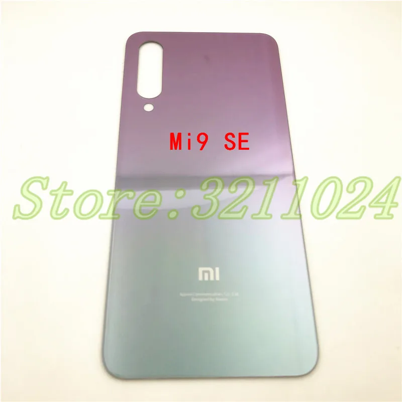 6,3" для Xiaomi mi 9 mi 9 крышка батареи задняя крышка корпуса задняя крышка чехол 5,97" для mi 9 SE 9SE замена двери батареи запчасти+ наклейка