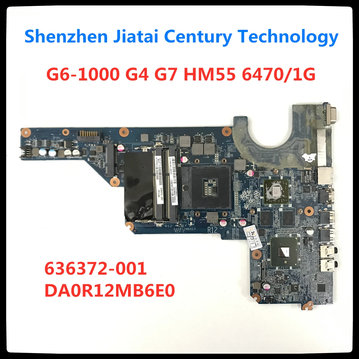 636372-001 материнская плата для hp Pavilion G6-1000 G4 G7 материнская плата для ноутбука HM55 6470/1G DA0R12MB6E0 DA0R12MB6E1