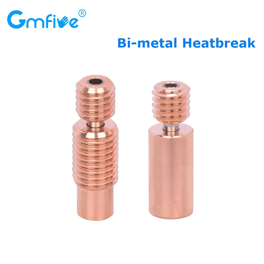 GmFive Bi Metal Heatbreak для E3D V6 Hotend блок нагревателя терморазрыв Prusa i3 MK3 1 75 мм нить детали 3D