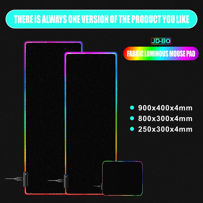 Большой игровой коврик для мыши с RGB-подсветкой размер XXL 900x400 | Компьютеры и офис