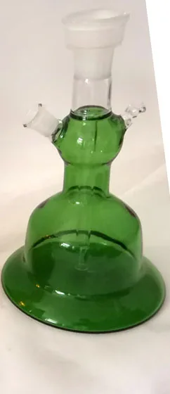 Green Main Body Хороший маленький стеклянный кальян основной корпус, не может поставить светодиодный светильник, только кальян основной корпус - Цвет: Green Main Body