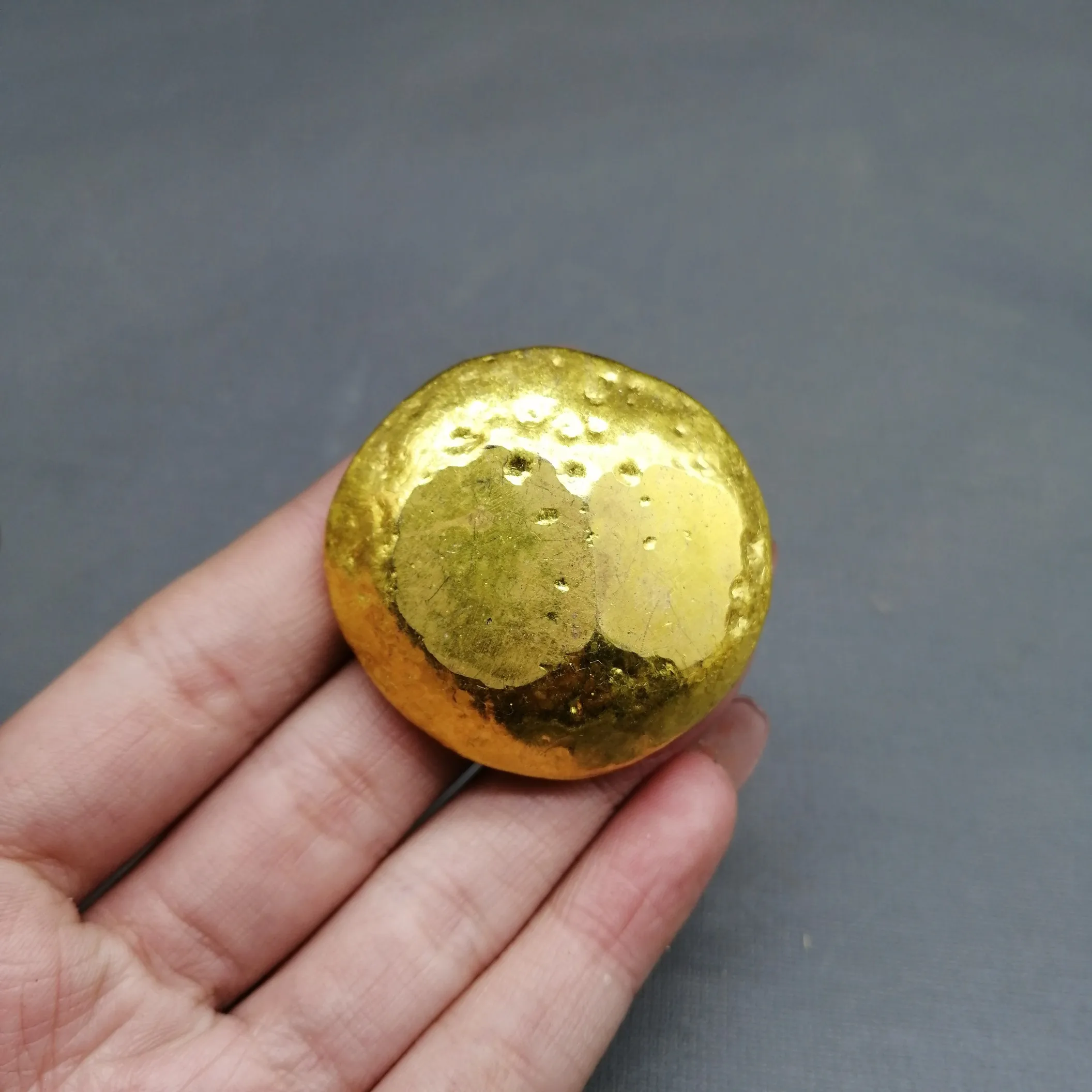 Древние золотые брусья античные поделки Nuggets Of The onxi Year Qianlong коллекционные монеты