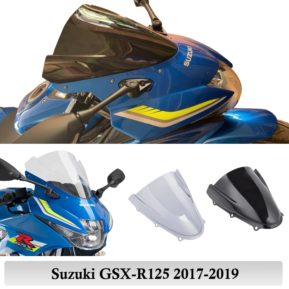 Лобовое стекло GSXR125 протектор ветрового стекла для Suzuki GSXR 125 2017 2018 2019 двойной