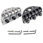 Tooyful 42 мм замок для гитары, замок с винтовым ключом, комплект безголовых мостов для электрогитары, аксессуары сделай сам