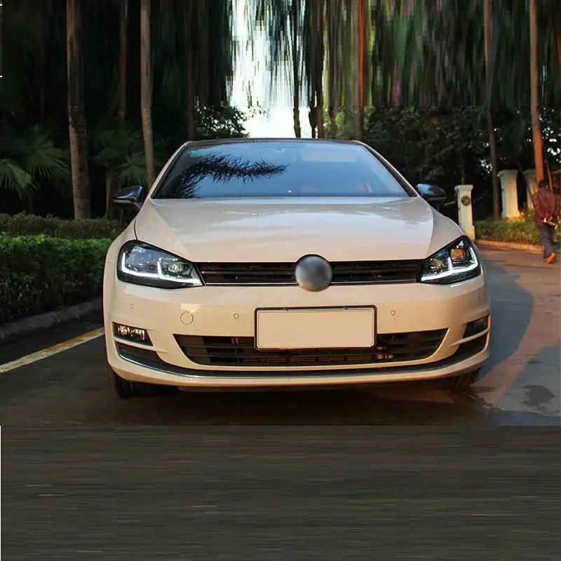 Drl Automovil Запчасти для укладки Neblineros Led Para Автомобильные фары Задние Автомобильные фары в сборе 14 15 16 17 для Volkswagen Golf 7