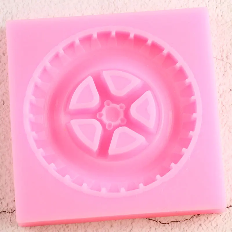 3D шина силиконовая форма детский день рождения кекс Топпер искусственная глина