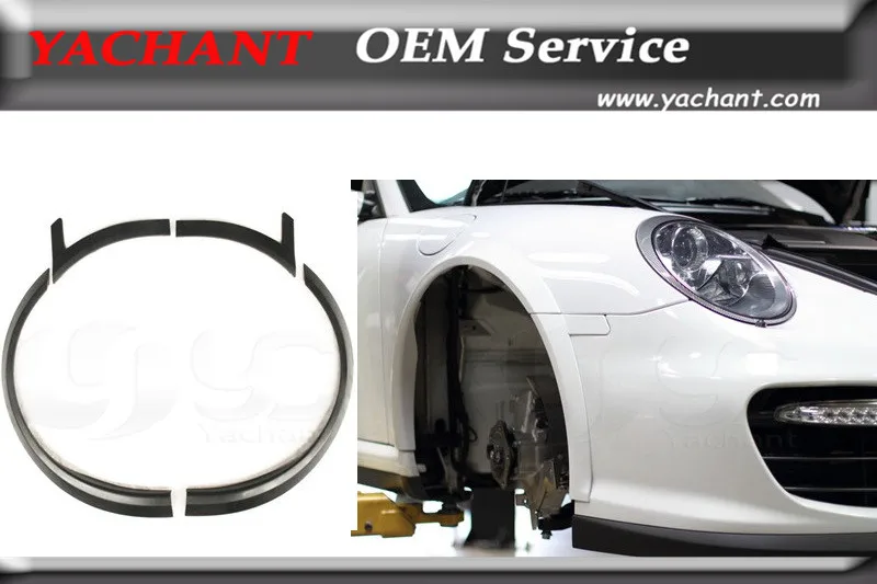 

Стайлинг автомобиля FRP волоконное стекло комплект переднего крыла 4 шт. подходит для 2004-2012 911 997 OEM стиль передний над крылом колеса Крышка