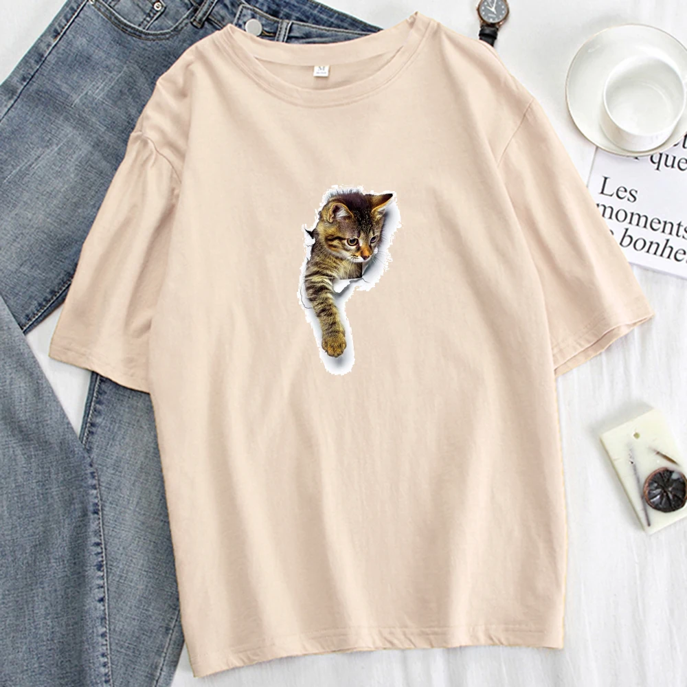

Lovely Woman Tshirt Cute Cartoon Cute Print Woman Oversized T-shirt Summer O-neck Hip Hop Top Street Fashion Short Sleeve Tee