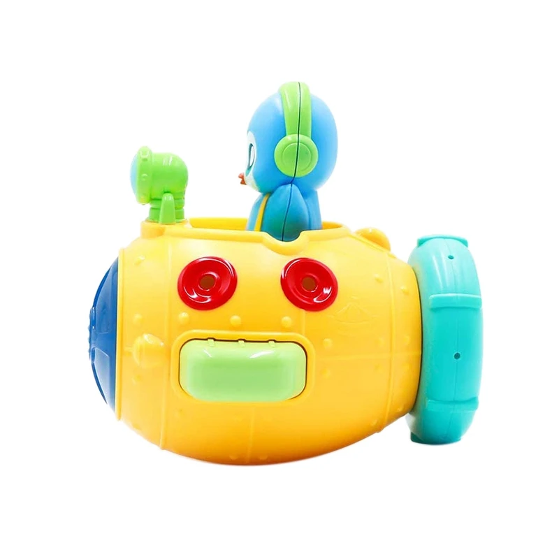 

Water Spray Bath Toys Underwater Submarine with Penguin Kids Bath Toys Fun & Interactive Bath Toys for Bathtub Pool