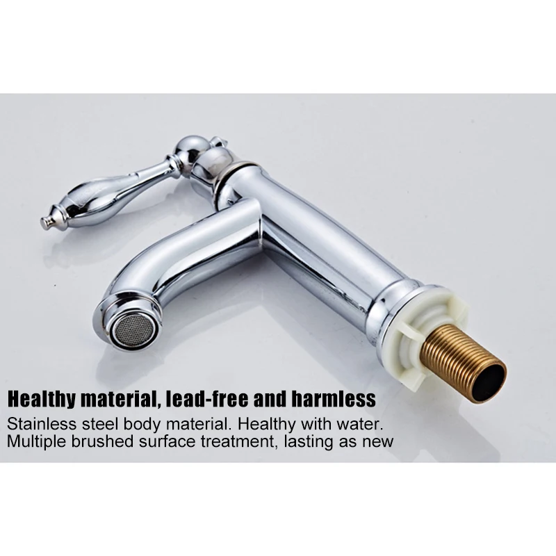 

Faucet Tap Cold Modern Design Smooth Elegant for Home Kitchen Sink Bathroom SP99