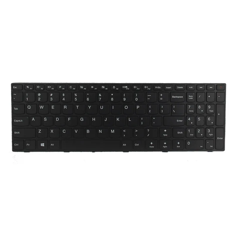 Клавиатура для ноутбука lenovo ideaPad 110 15ISK 15IKB 17ACL 17IKB 17ISK с рамкой без подсветки|laptop