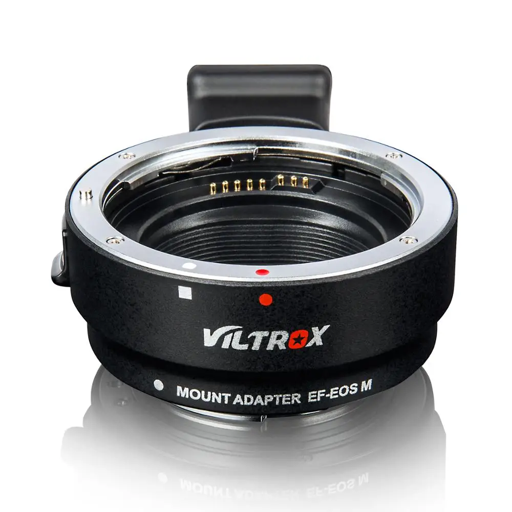 Электронный адаптер для объектива Viltrox EF-EOSM с автофокусом для объектива Canon EOS EF EF-S для камеры EOS M EF-M M2 M3 M5 M6 M10 M50 M100