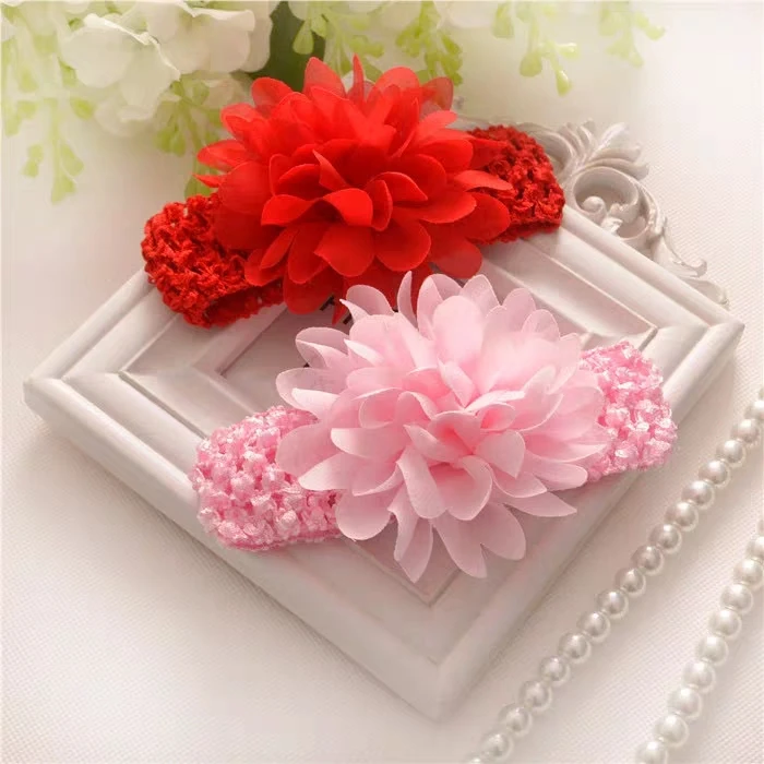 

Повязка на голову для девочек, тюрбан для новорожденных, кружевной головной убор с цветами