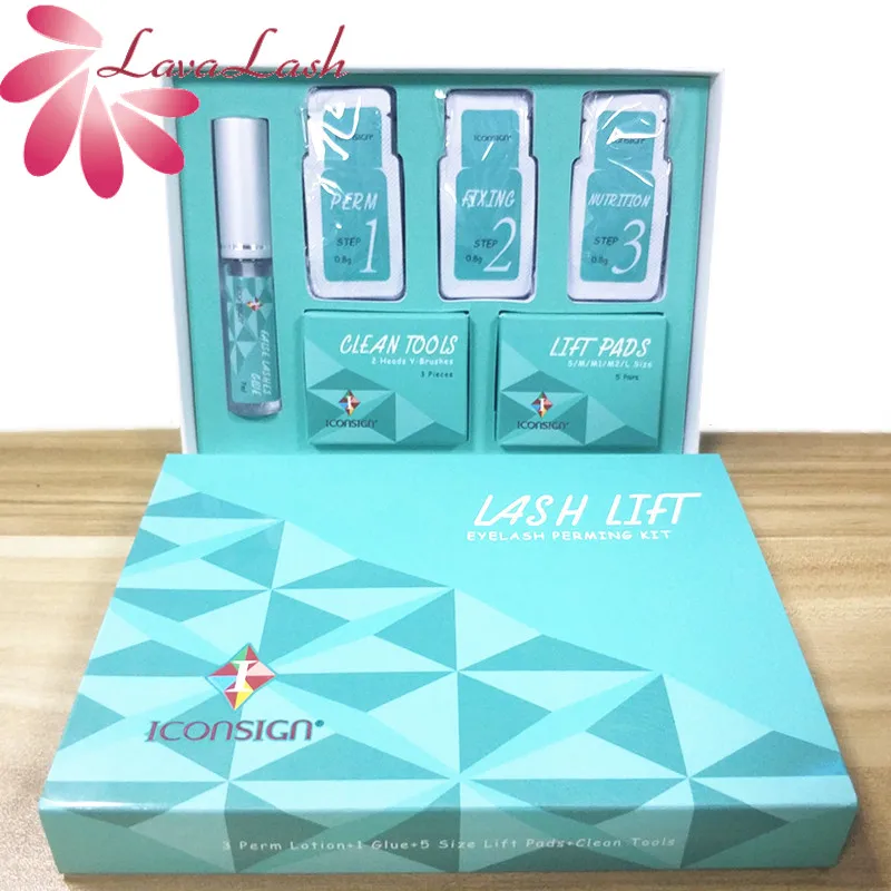 Набор для подтяжки ресниц макияж bemine набор завивки средство очистки фиксирующее