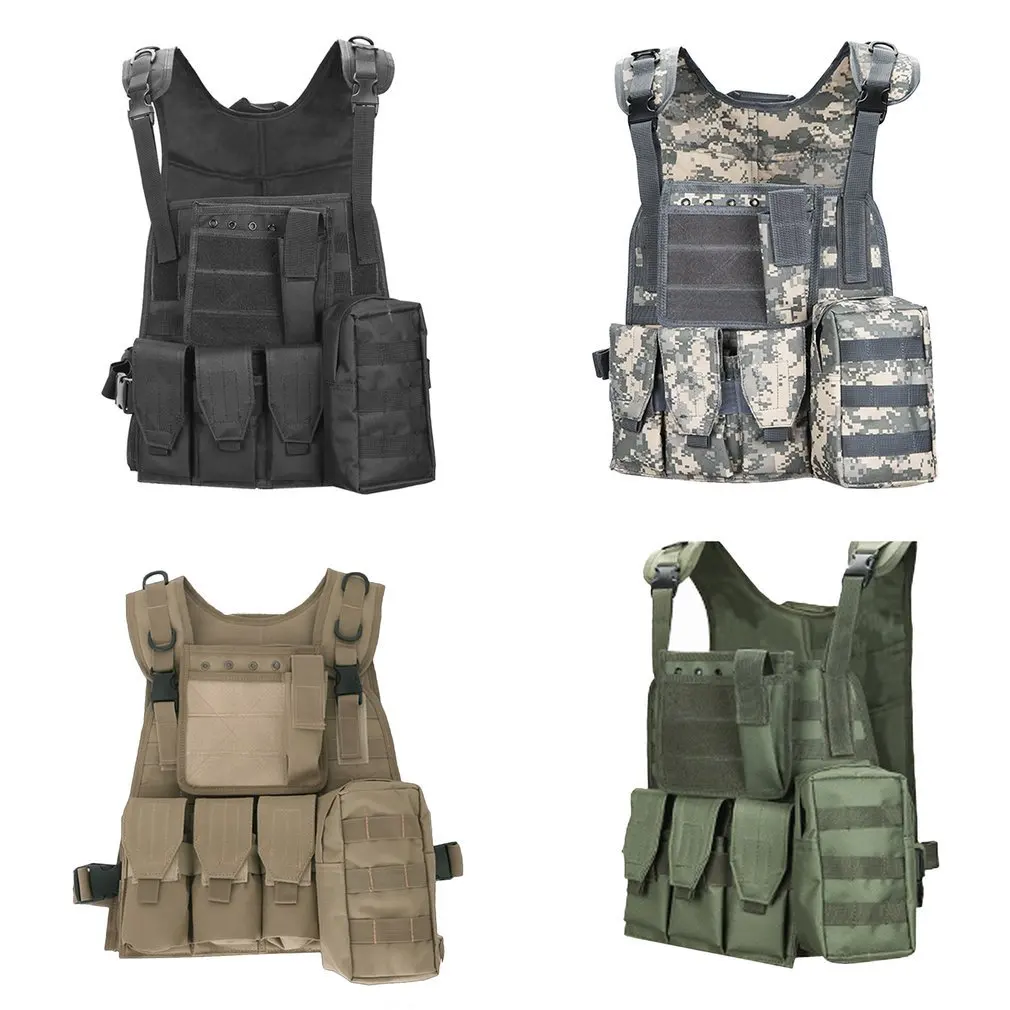 Дышащий тактический охотничий военный жилет Molle открытый одежда боевой