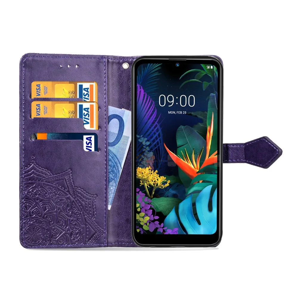 Роскошный чехол-книжка из искусственной кожи для LG LV3 LV5 LV7 K11 K30 K40 K50 Q60 LG Stylo 4 Stylo 5 Q Stylo