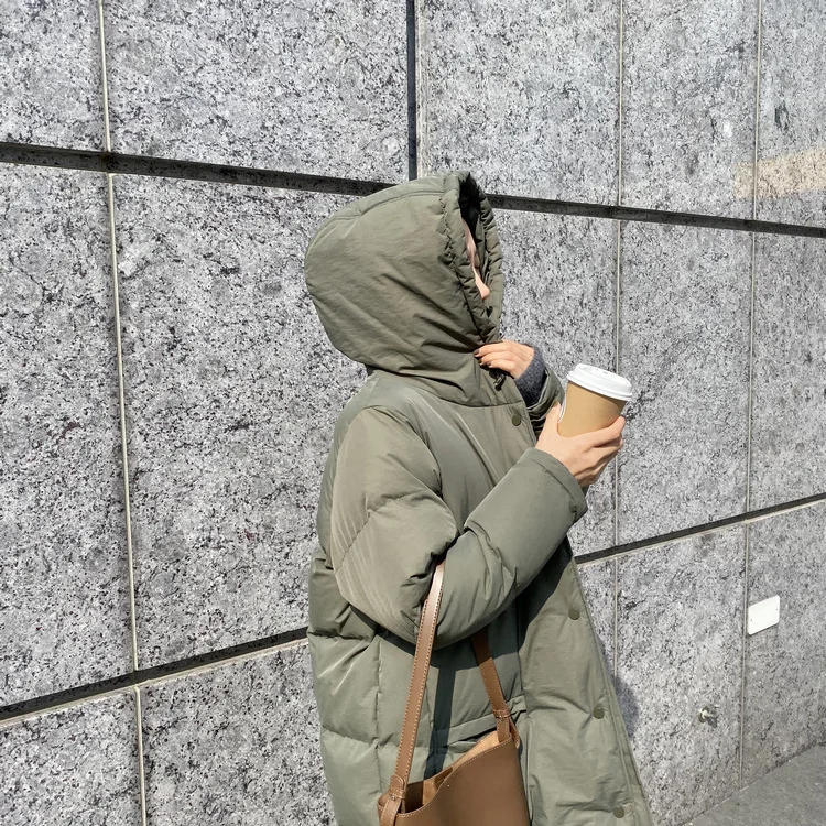 2019 женское плотное зимнее пальто с капюшоном Женская куртка теплое Свободное