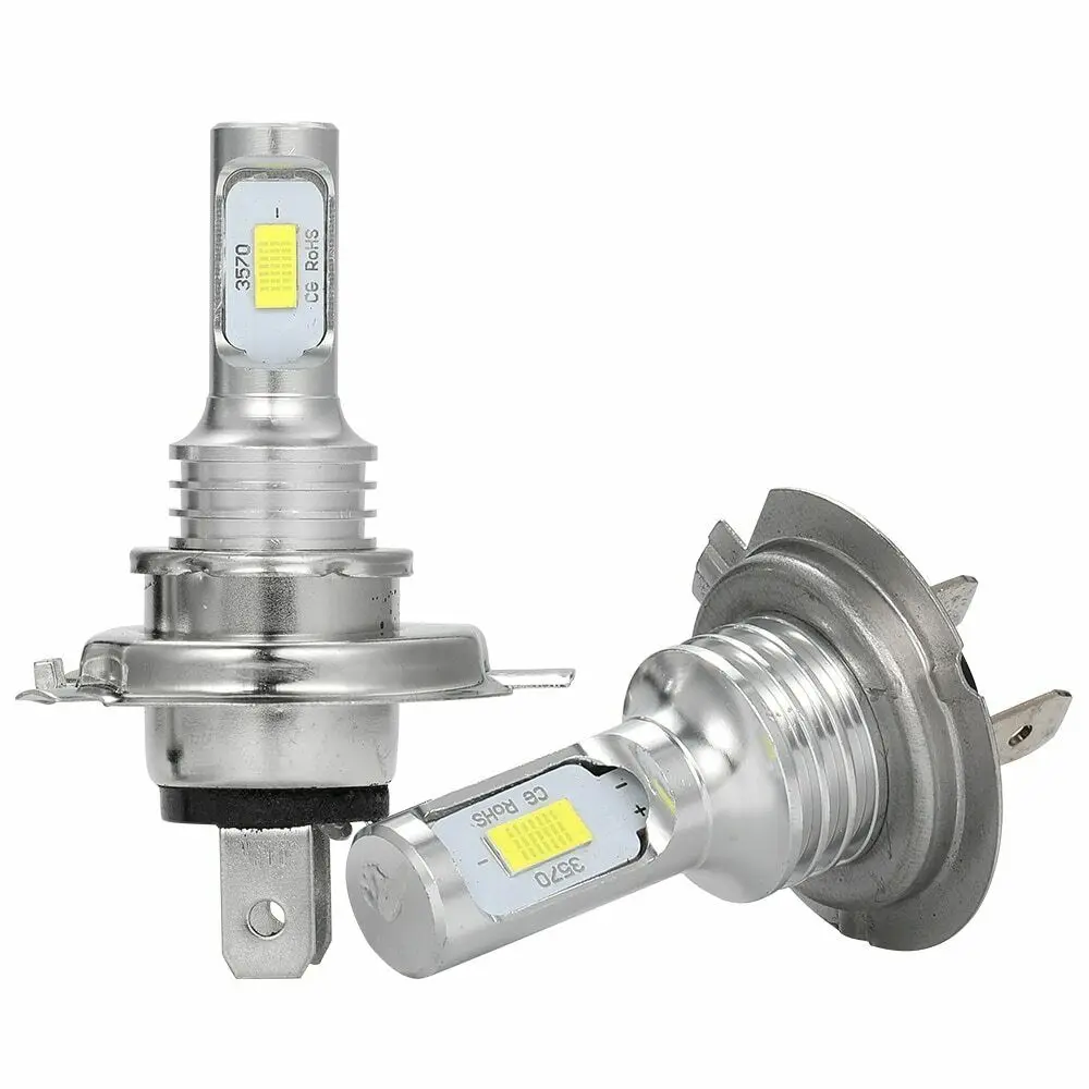 2x H7 LED Headlight Replace Xenon Hi/Low Kit Bulbs Beam 6000K Daytime signal light free shipping For car Interior parts Men