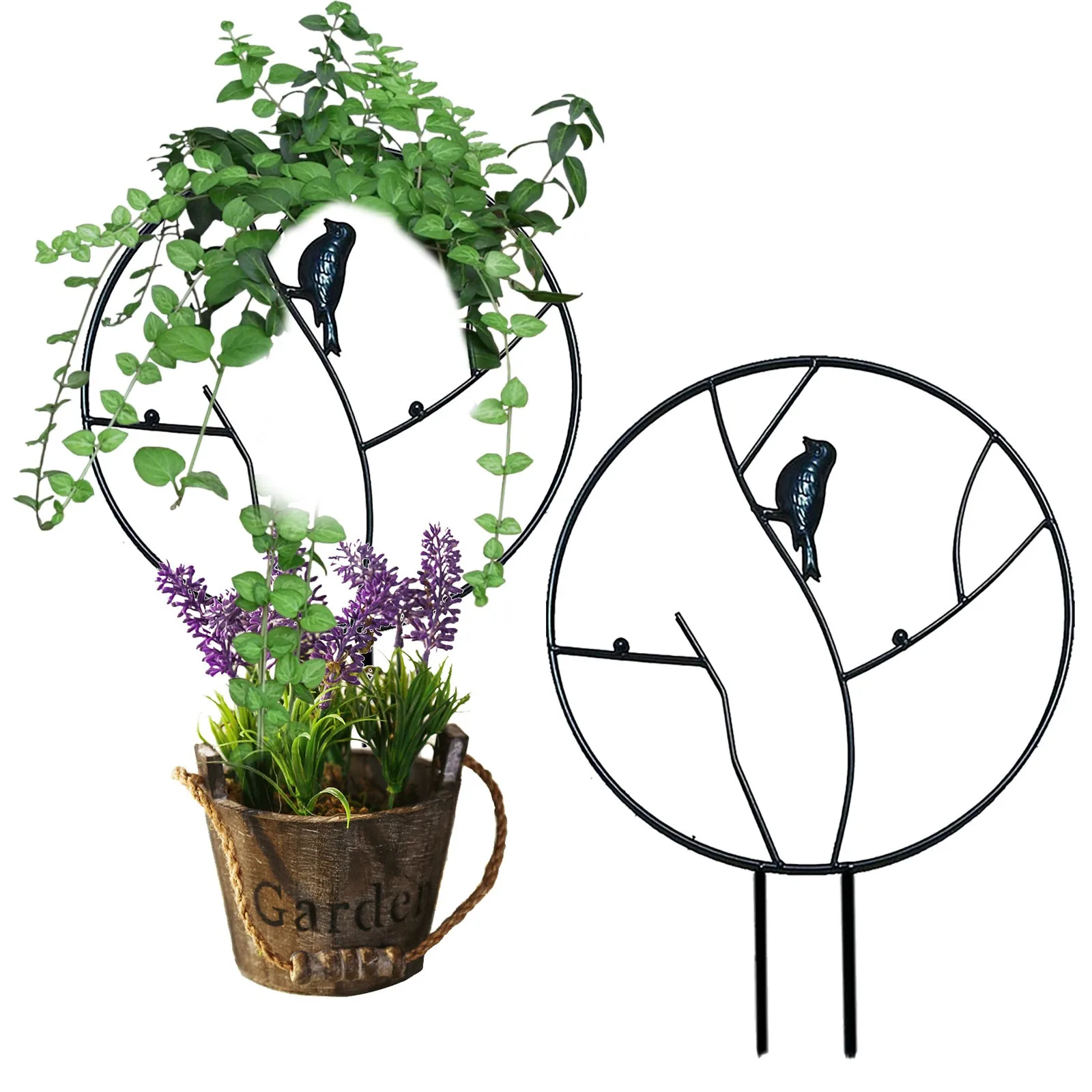 

Горшечное растение Taid, в стиле ретро, с круглой защитой от ржавчины, металлическое, прочное, 30 см