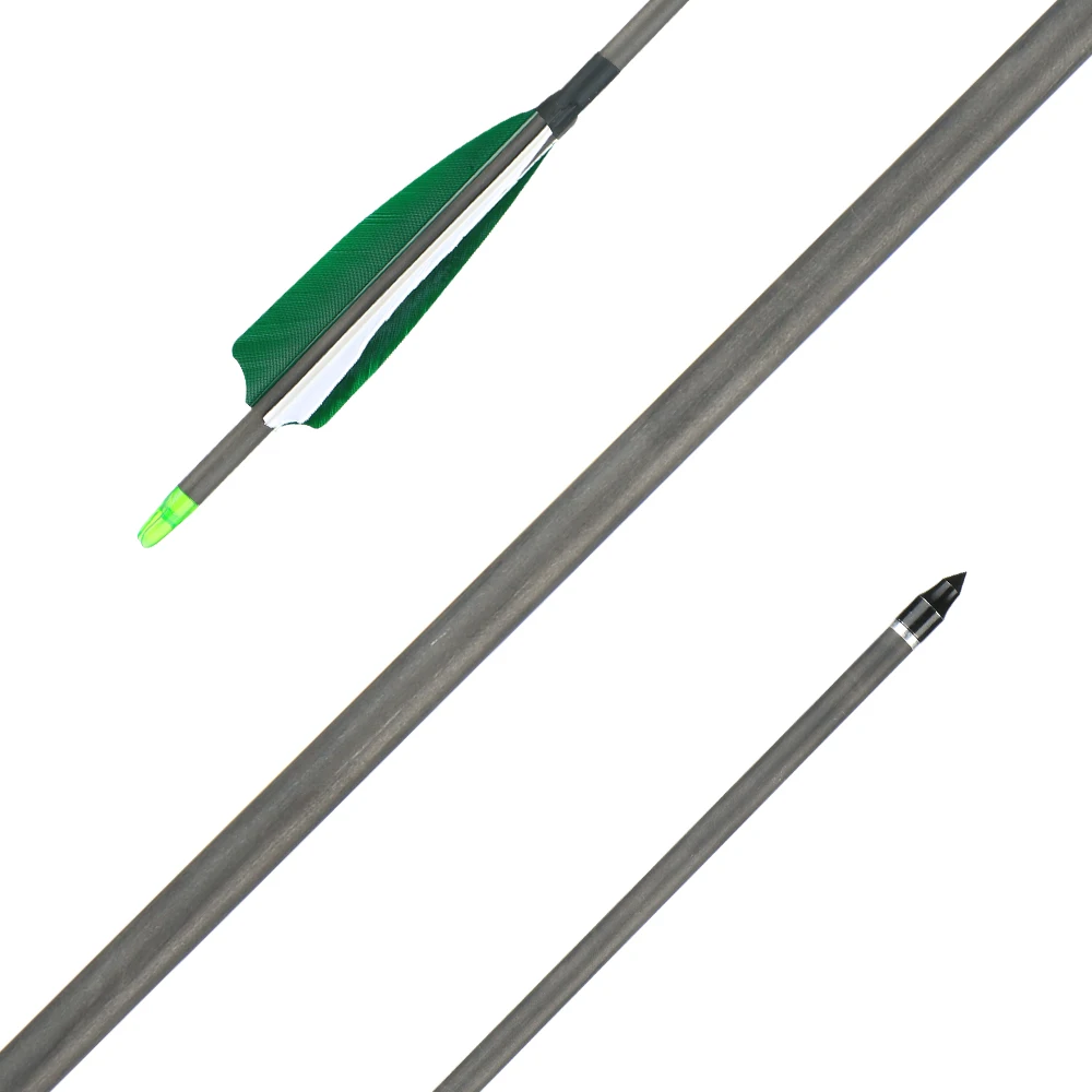 Охотничьи стрелы с перьями 32 дюйма 400 | Спорт и развлечения