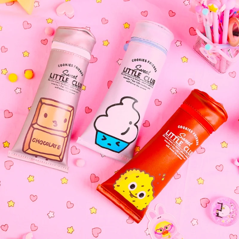 Подарок Карандаш Чехол Творческие зубная паста сумка для мальчиков и девочек Kawaii