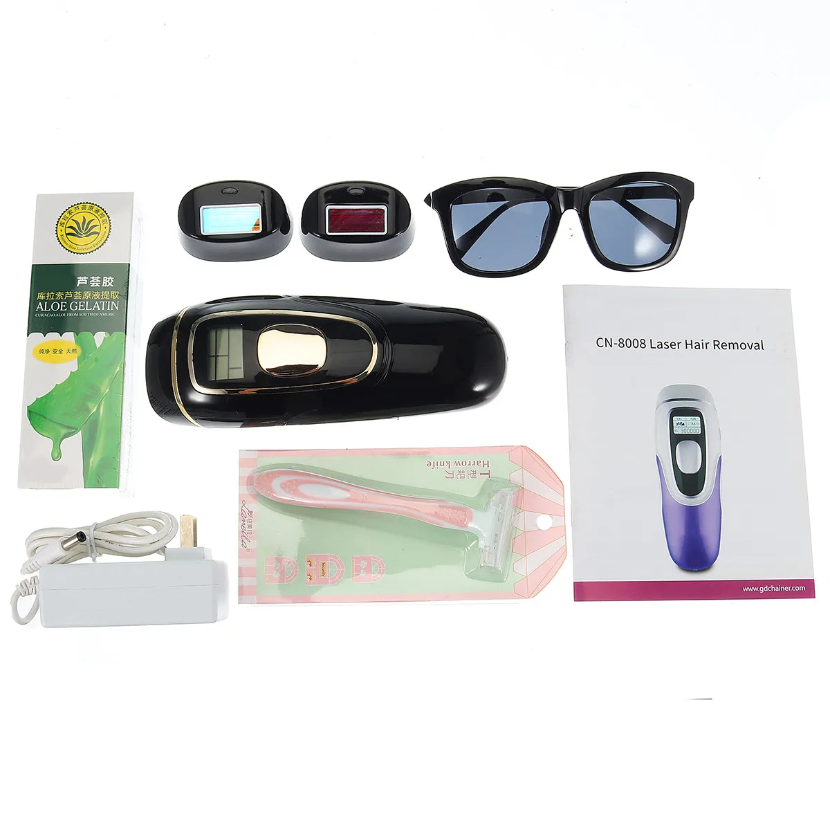 

300000 Flash Professional Permanent IPL Epilator Laser Hair Removal Electric Photo Women Painless Threading Hair Remover Machine