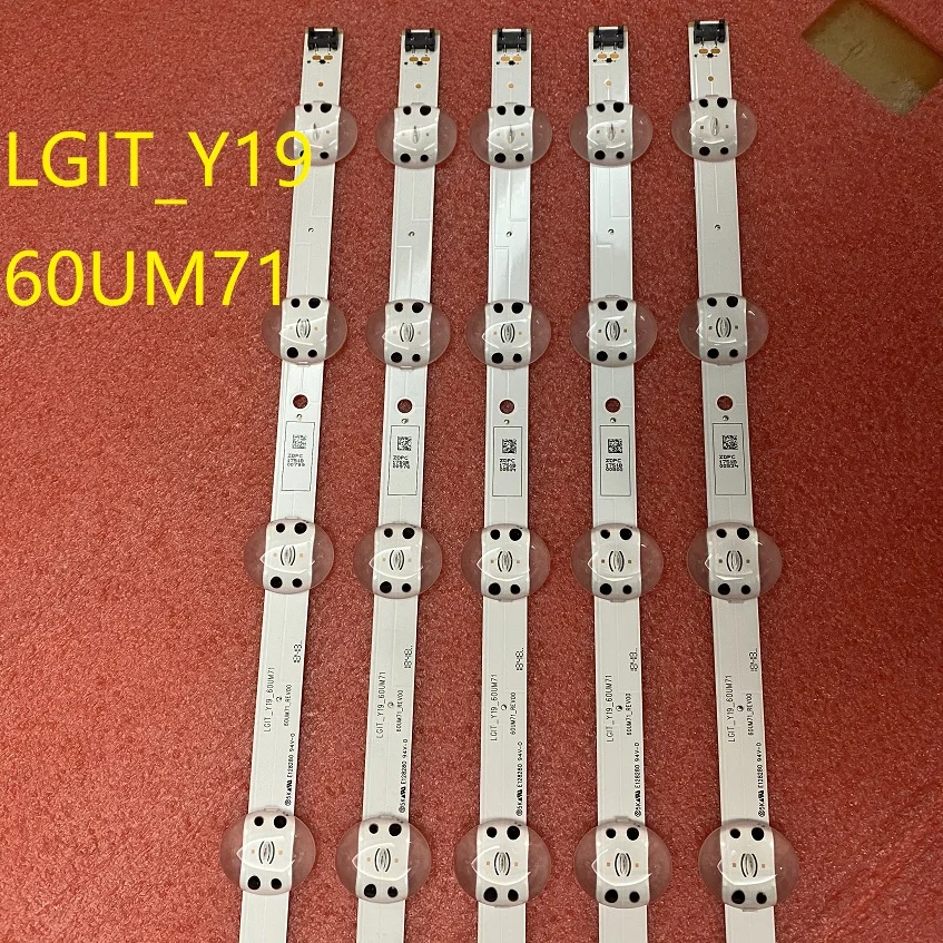 Светодиодная лента для LG 60UM6950 60UM7100 60UM6900 60UM7100PLB 60UM6950DUB 60UM6900DUB lgit_y19 _ 60um71 60UM7100PVB, 5 шт./комплект Светодиодная лента для LG 60UM6950 60UM7100 60UM6900 60UM7100PLB 60UM6950DUB 60UM6900DUB lgit_y19 _ 60um71 60UM7100PVB, 5 шт./комплект