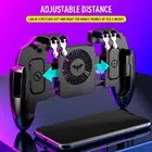 Джойстик для смартфона, контроллер с кнопкой вращения, геймпад для PUBG, iOS, Android, 6 пальцевых операционных геймпадов с охлаждающим вентилятором, 1 шт.