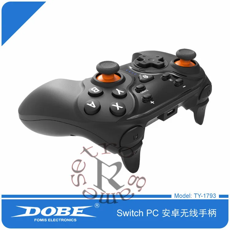DOBE TY-1793 игровой bluetooth-контроллер Беспроводной геймпад Турбокомпрессор 《 переключатель/Android телефон/ТВ коробка/ПК 3-в-1 геймпад