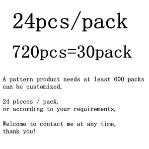 720 шт. Топпер для капкейков, поддержка настройки, пожалуйста, напишите нам на выбор стилей