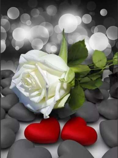 Алмазная живопись Готическая роза цветок 5d мозаика сделай сам полностью