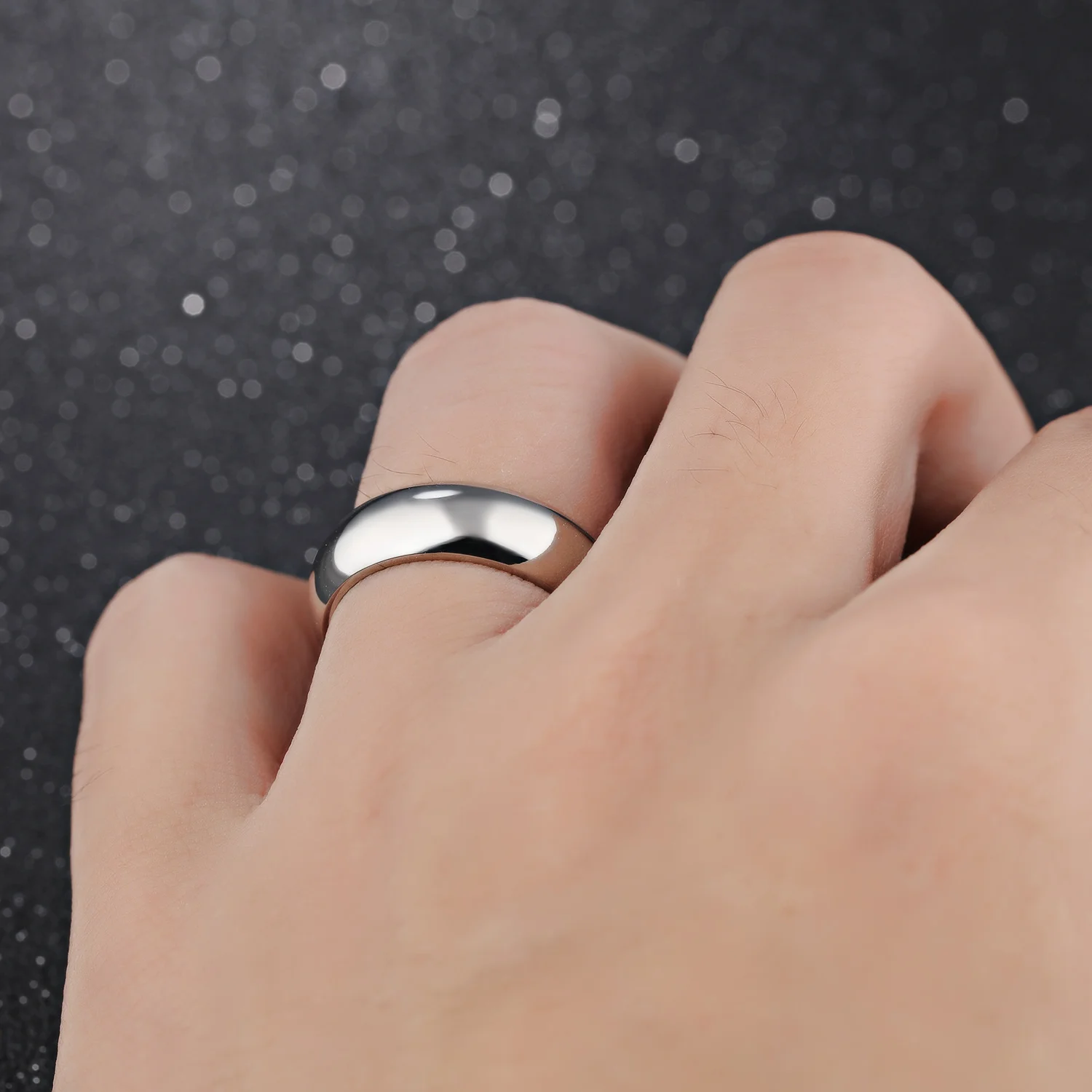 Мужское кольцо из нержавеющей стали ширина 7 мм Размеры 7/8/9/10/11/12|jewelry ring display|ring mold