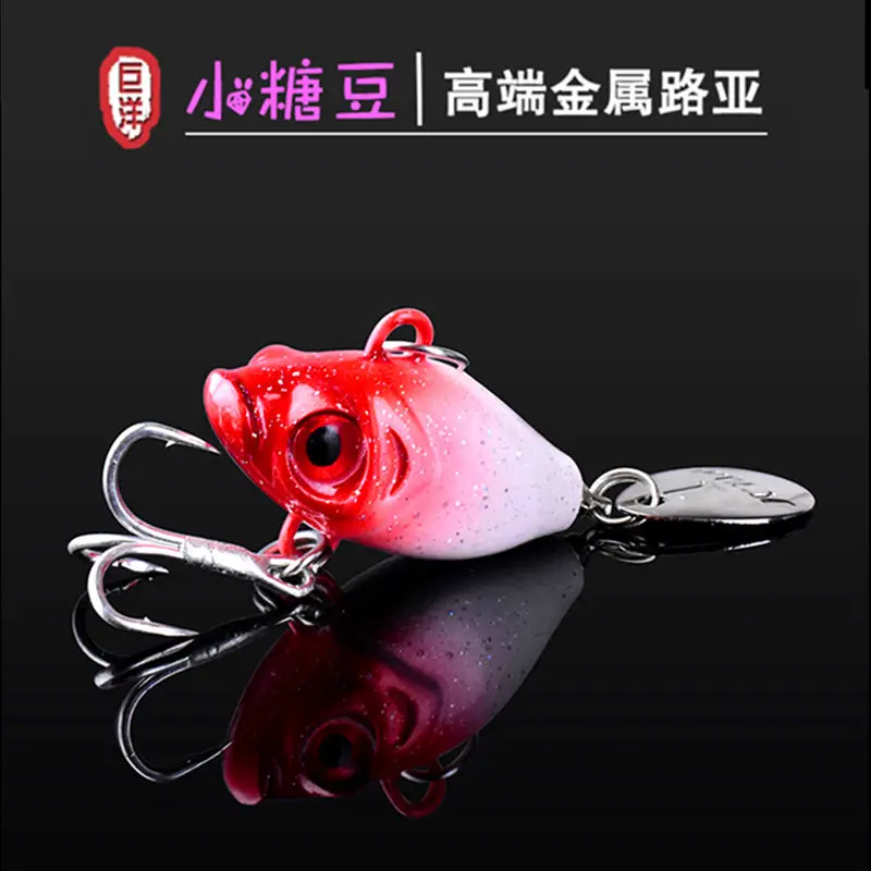

JUYANG Vib Metal Lure Fishing 45mm 13g Spoon Lures Sequins Spinnerbait Vibrating Japan Winter Fishing Hard Baits Tackle Pesca