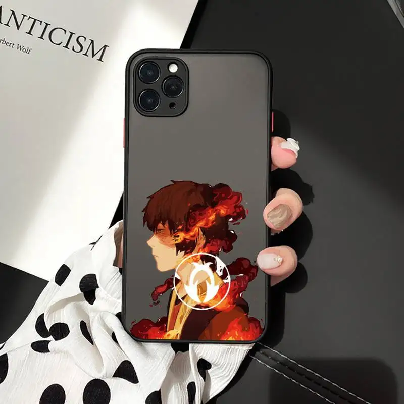 

Avatar the Last Airbender Phone Cases Matte Transparent for iPhone 7 8 11 12 s mini pro X XS XR MAX Plus cover funda