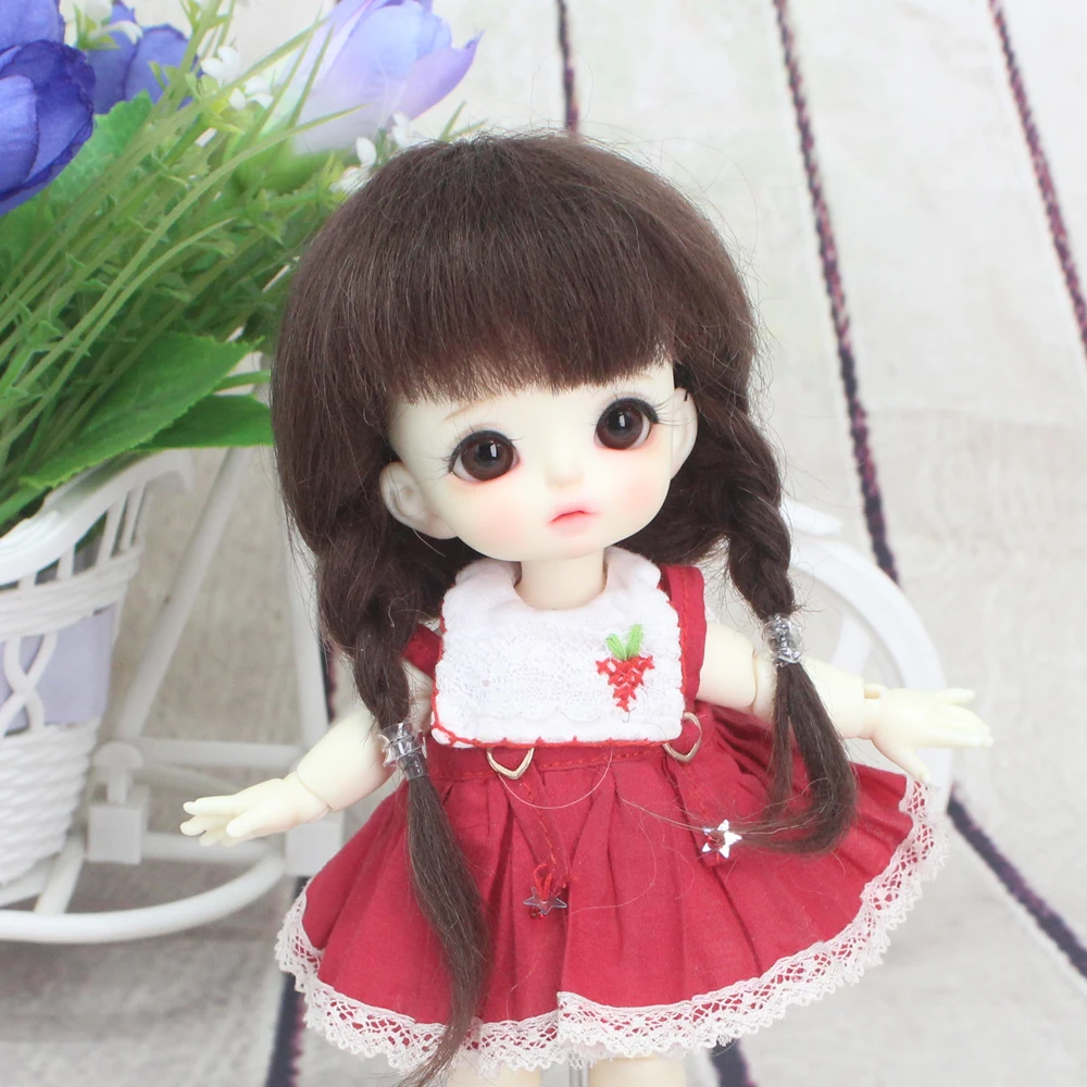 Новое поступление 2019 1/6 1/8 Bjd SD ob11 маленький кукольный парик Модный стиль