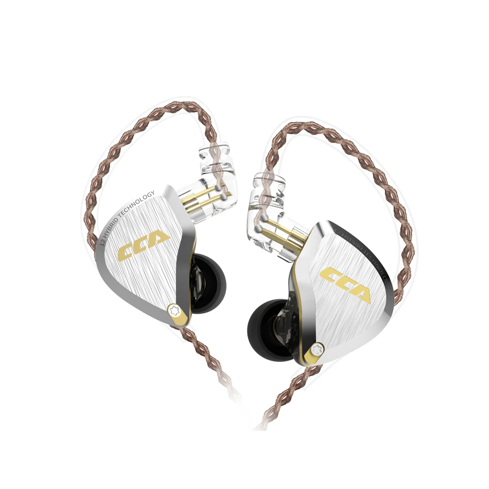 Металлические гибридные Hi Fi наушники CCA C12 5BA + 1DD 12 шт. вкладыши монитор
