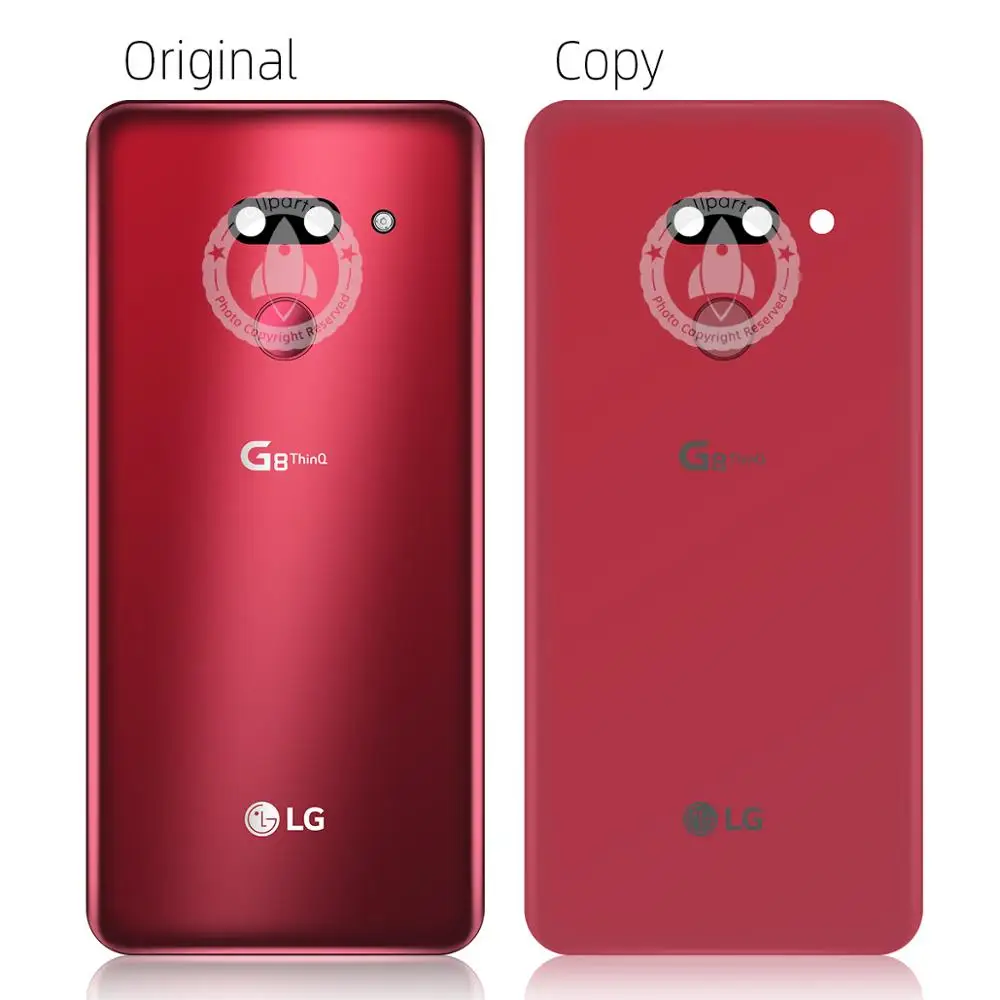 Новая Оригинальная задняя панель корпуса для LG G8 задняя крышка стеклянная Батарейная дверь для LG G8 ThinQ G820 G820N задняя крышка Запасные части