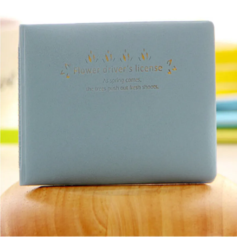 Ультратонкий чехол карамельных цветов Для водительских прав женская Сумка для