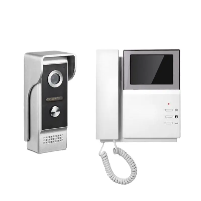 Аналоговый домофон с ЖК экраном 4 3 дюйма функцией прямой связи|Видеодомофон| |