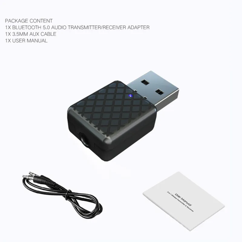 USB Bluetooth передатчики 5 0 беспроводной аудио музыкальный стерео адаптер ключ