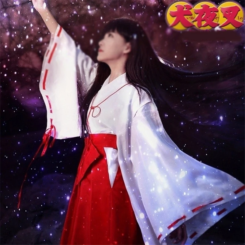 Женский костюм кимоно Inuyasha kiyo для косплея в японском стиле из топа и штанов