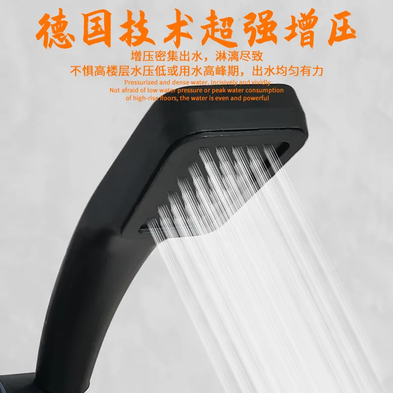 

ABS High Quality Pressure Rainfall Shower Head 300 Holes Shower Head Water Saving Filter Spray Nozzle High Pressure Water