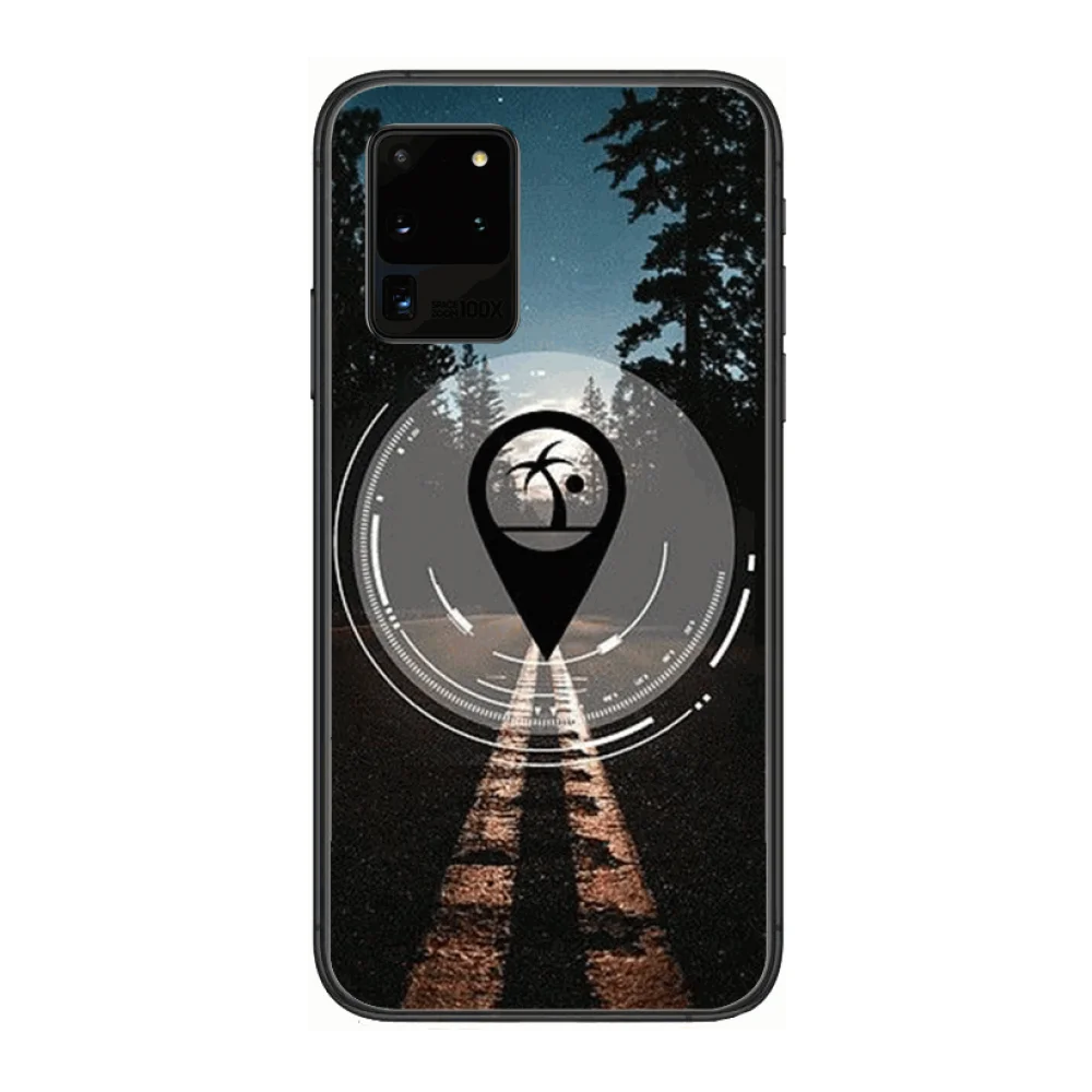 

Exquisite Icon Fashion Phone cover hull For SamSung Galaxy S 6 7 8 9 10 20 Plus Edge E 5G Lite Ultra black soft bumper