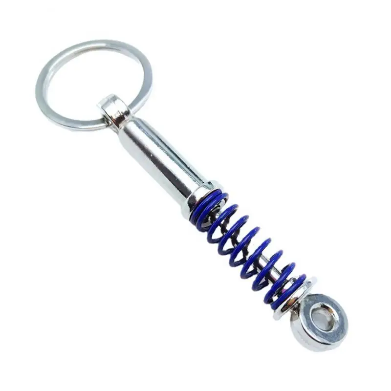 

Car Accessories Key Chain Shock Absorber Keychain Keyring Spring Shock Absorber Women And Men DIY Key Chains Ring Accessories