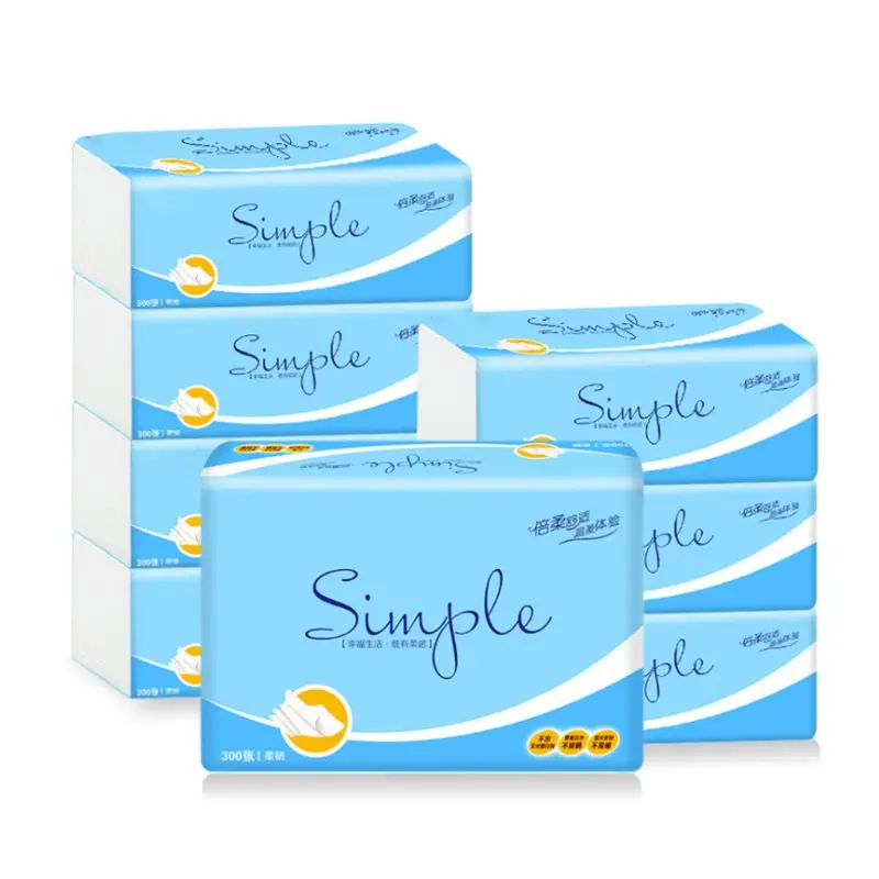

3 упаковки шелковистой гладкой мягкой высококачественной 4-слойной туалетной бумаги кухонные салфетки для лица